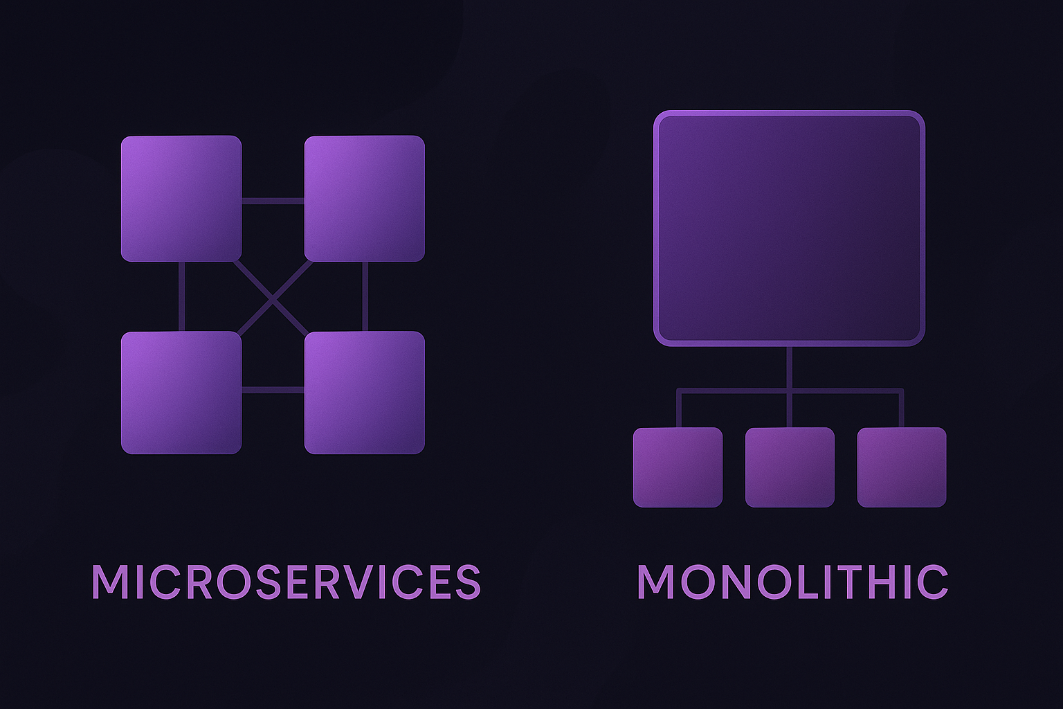 Microservices vs. Monoliths: Making the Right Choice - Architecture article cover image
